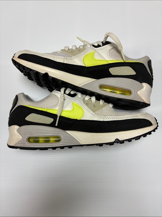 Nike Other - Nike Air Max 90 White Black Neon Lime Accent Sneakers